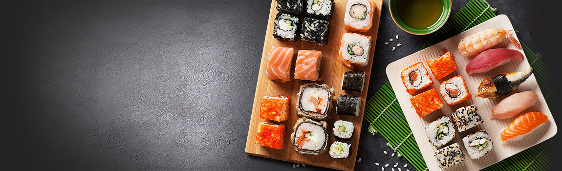 Grande variété de sushis